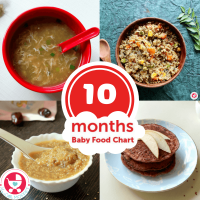 11 Months Baby Food Chart with Indian Recipes