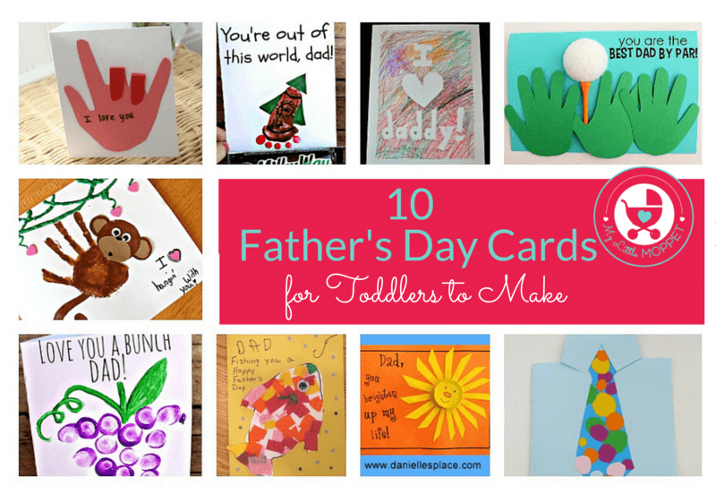 10 Easy Father's Day Cards for Toddlers to Make