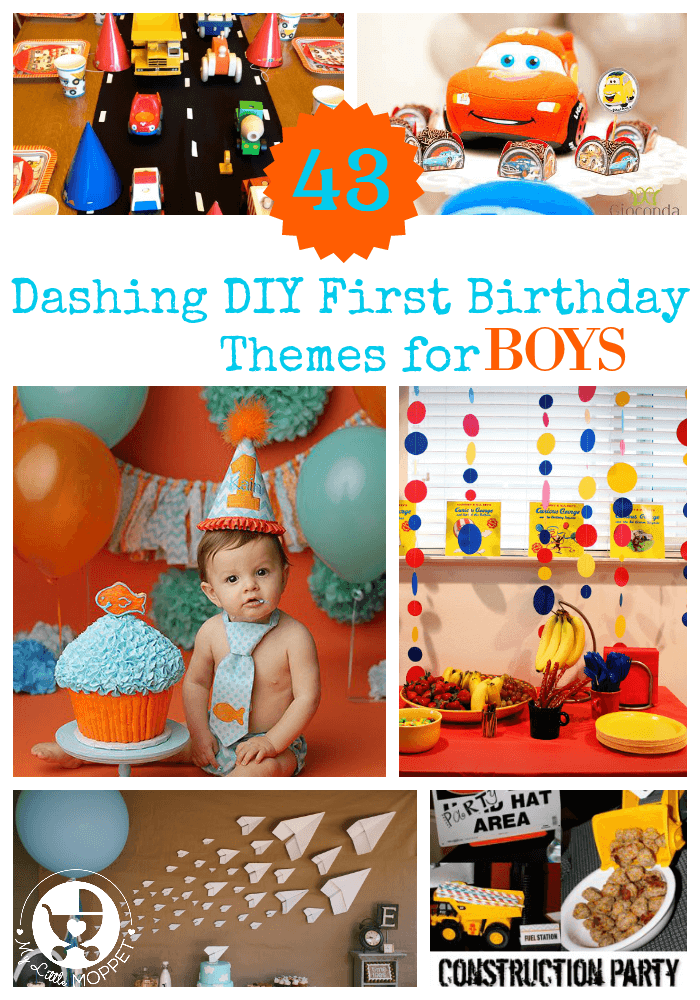 43 Dashing DIY Boy First Birthday Themes