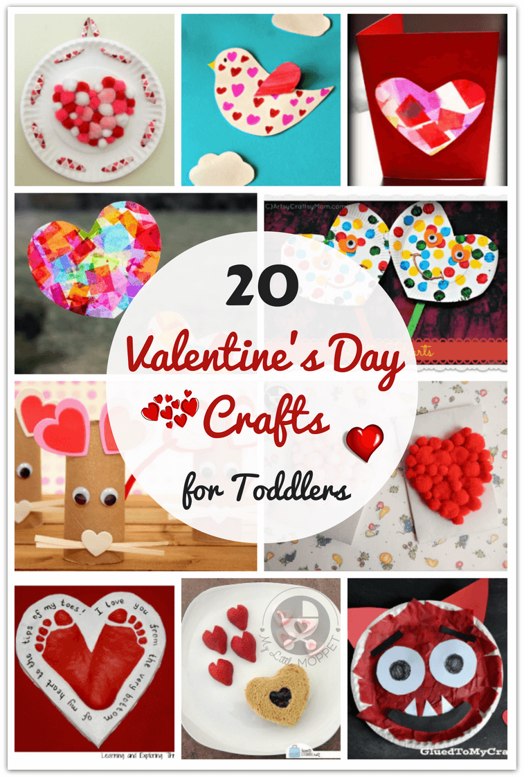 20 Easy Valentine #39 s Day Crafts for Toddlers