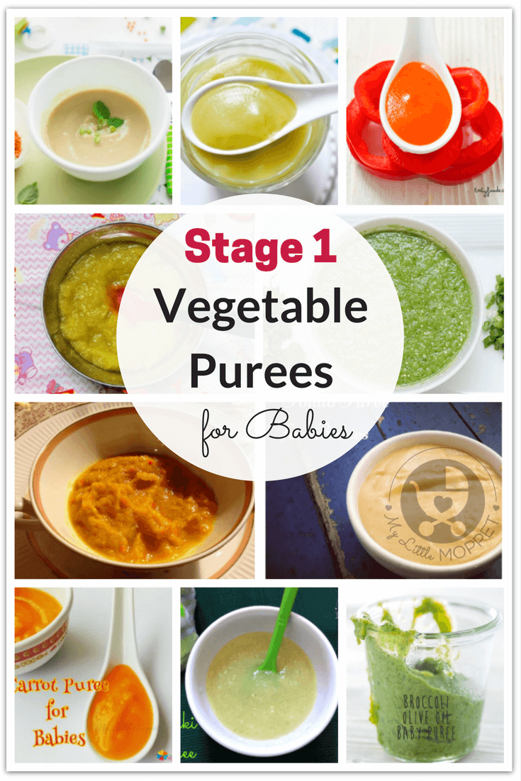 Easy Vegetable Purees for Babies
