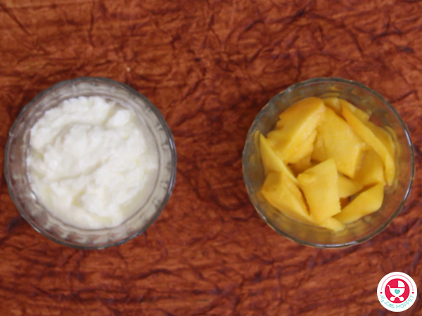 4 Fruit Yoghurt Recipe [ Summer recipe for Babies]