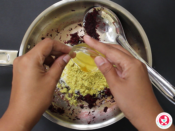 Beetroot Ladoo for Babies [No sugar Dessert for Babies]