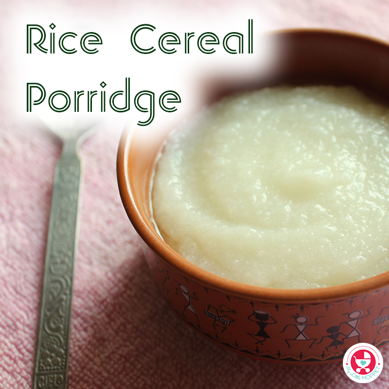 Rice Cereal Porridge Recipe